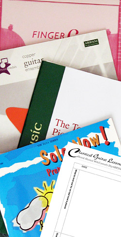 Classical Guitar Tutor books - Derek Hasted